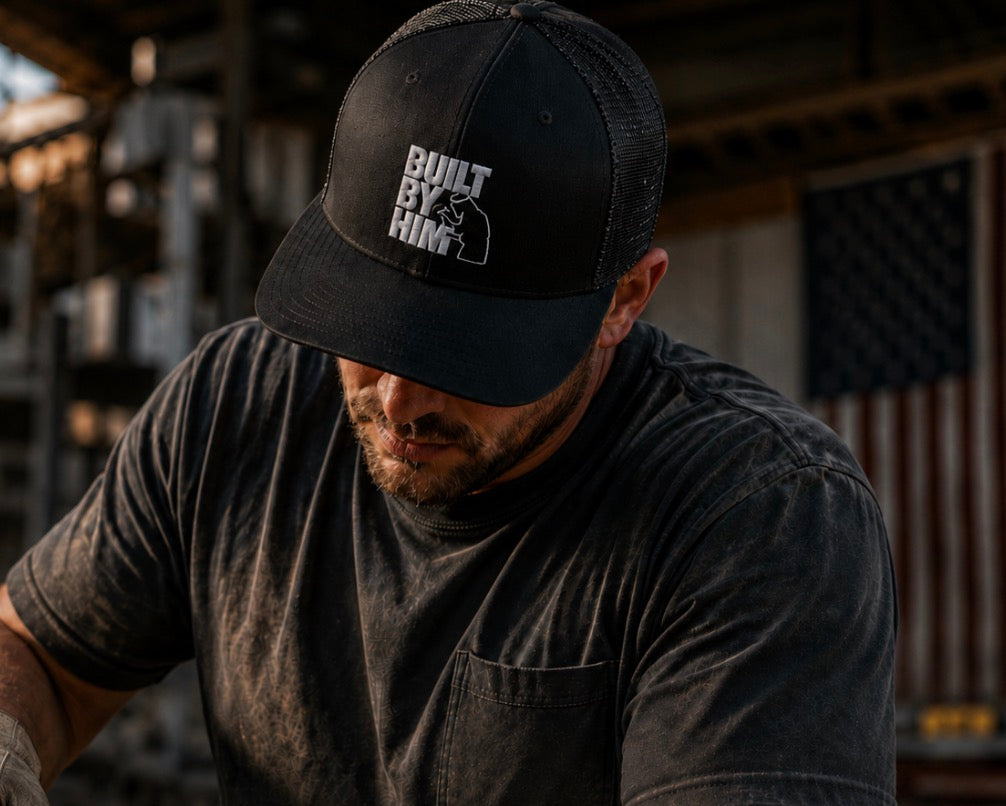Built By Him Trucker Hat